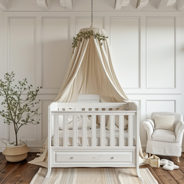 Cama cuna en madera