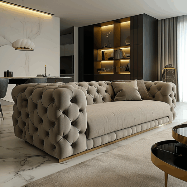 sofá chester moderno blanco