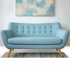 Sofa moly escandinavo azul